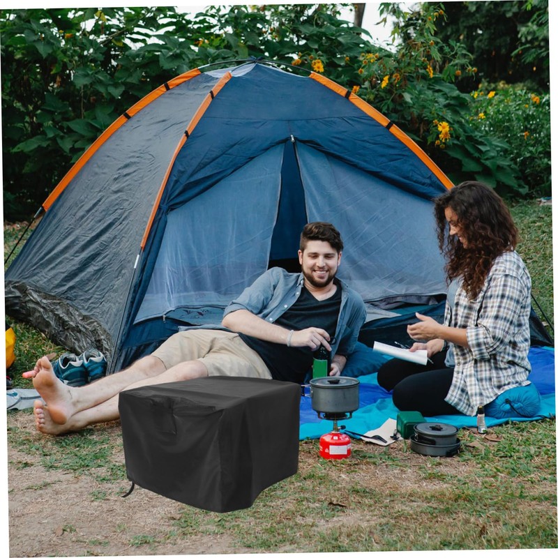 Outanaya Square Fire Pit Cover for Outdoor Gas Table Durable