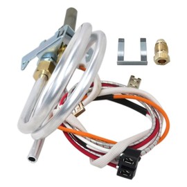 Zafina-UP Water Heater Pilot Assembly Nat Gas Thermopile Assembly Fit for American Water Heater Models n30s61-303, n30t61-303, n40s61-403, n50t122-403, bfg6140t404nov