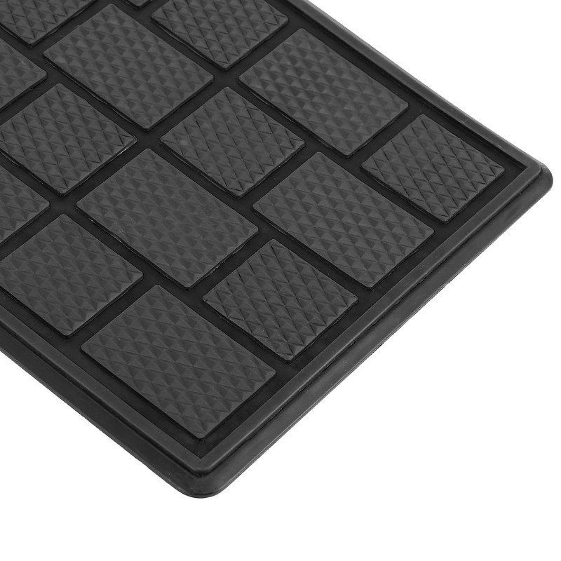 X AUTOHAUX 2pcs Universal Car Floor Mat Foot Heel Plate
