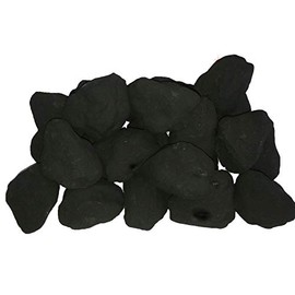 The Stove Wizard Ceramic Gas Fire Replacement Coals Pack of 14 Large Cast Pieces