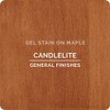 General Finishes Oil Base Gel Stain, 1/2 Pint, Candlelite
