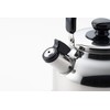 Yoshikawa Wide Clean Wide-Mouth Whistle Kettle, 2.6L (91.2 oz), Stainless