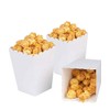 AimtoHome White Popcorn Boxes Mini Paper Popcorn Box Cardboard Popcorn