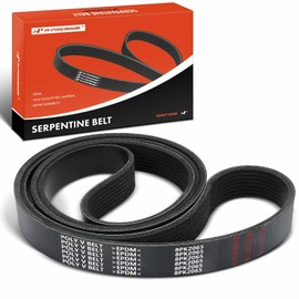 A-Premium Engine Serpentine Drive Belt Compatible with Blue Bird, Freightliner & Sterling Truck Cars - All American FE RE, Vision School Bus, B2, M2 106, MT45, MT55, S2C, Acterra, L7500, L8500 & More