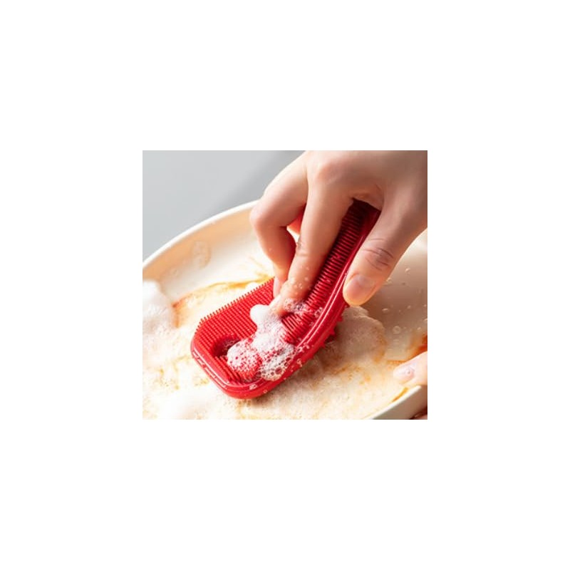 Multifunctional Silicone Fruit & Vegetable Cleaning Brush -2PCS