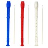 3 Pack 8 Hole Soprano Recorders Descant Flute With Cleaning