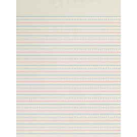 School Smart Zaner-Bloser Writing Paper, Handwriting Practice Lined Paper, Grade 3 Learning, 1/2 Inch Rule, 8 x 10-1/2 Inches, 500 Sheets