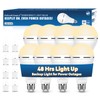 BoRccdit KeepLit 8 Pack Emergency Rechargeable Light Bulbs, 48H Long