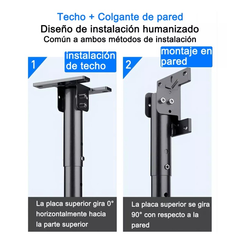 Unbranded Soporte De Pared Techo Para Pantalla Tv/monitor De 40