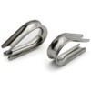 10x Wire Rope Thimbles for 6 mm Cable Stainless Steel