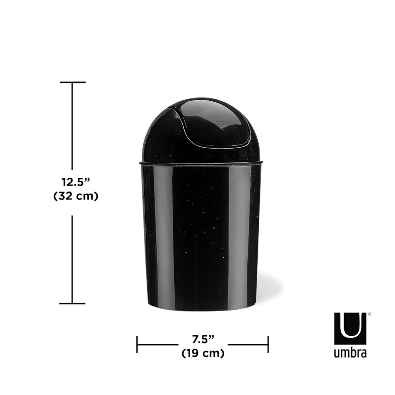 Umbra 1.25 Gallon Mini Waste Can with Removable Swing-Top Lid