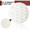 9 Inch 6 Hole Sanding Disc, GOH DODD 80 Grit