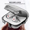 Valkit Compatible Beats Fit Pro Case Cover Clear with Lock,