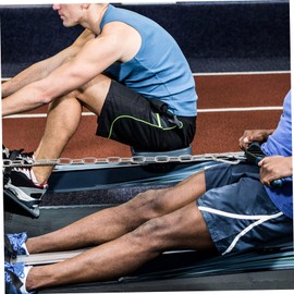 Veemoon 2 Pcs Extension Chain Fitness Chain for Home Gym Down Chain Barbell Chains Gym Handles Attachment Chain Cable Gym Chains Pulley Exercise Machine Lifting Chains Heavy Triceps Iron