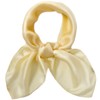 27.5'' Silk Feeling Scarf Medium Square Satin Head Neck Scarf