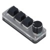 Custom Keypad 3 Key 1 Knob Mini Mechanical Keypad with