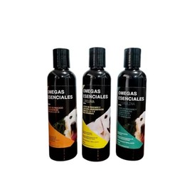 Aceites De Pescado para Perro Kit 3 Botellas/sabores 125 ml
