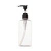 Portable Pump Refill Container (250mL) for Travel Cosmetics Empty Bottle 3ea
