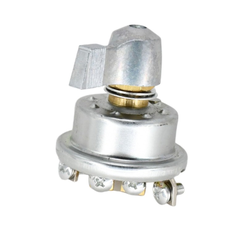Zeenparts Rotary Switch SW710 50 Amp 12V Forward Reverse, Silver,