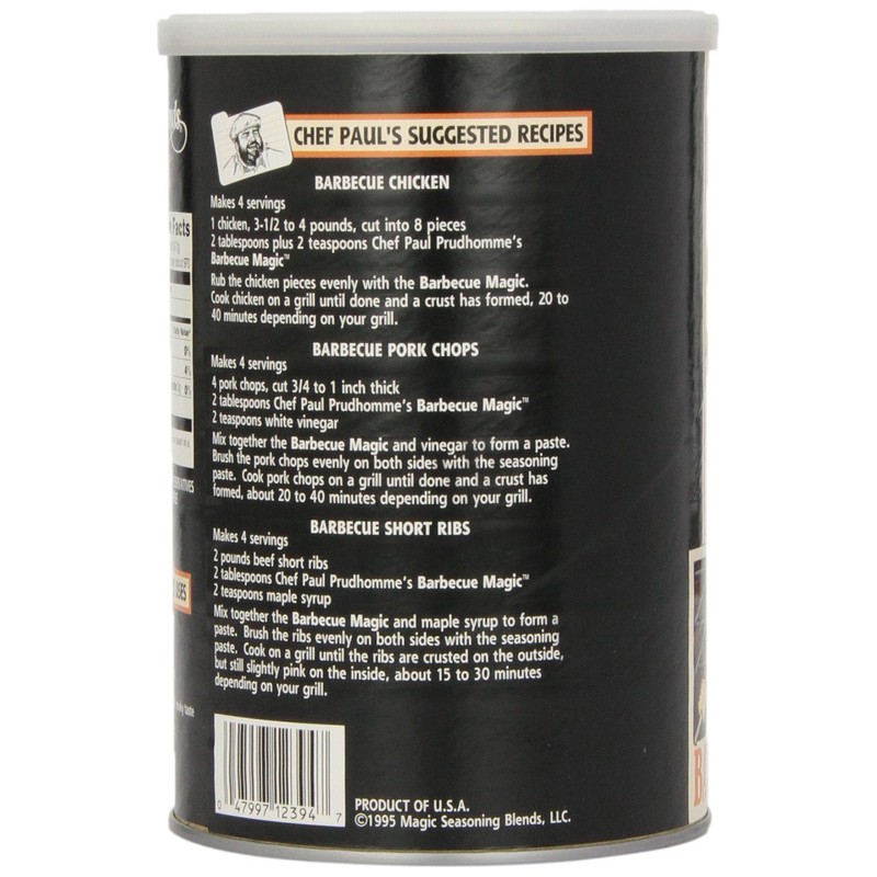 Magic Seasoning Blends Barbecue Magic Seasoning Blend, 24-Ounce Canister (Pack