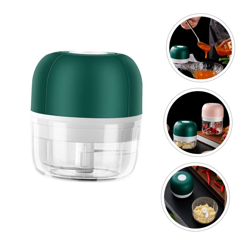 BIUDECO Wireless Garlic Pounder Compact Portable Garlic Mincer Meat Crusher
