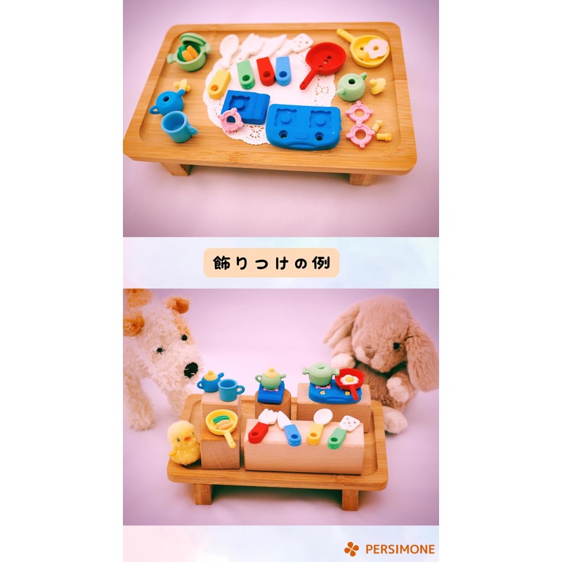 PERSIMONE Mini Erasers Funny Stationery School Educational Miniature Decor Pretend