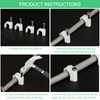 Chiluxendo Pack of 500 Round Cable Holders + 200 Square