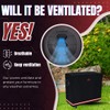 Turtle Life BBQ Grill Cover, 46 Inch Heavy Duty Waterproof