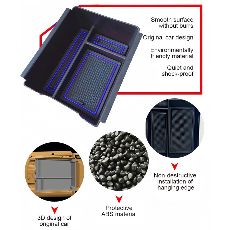Z.MYUKI Duster 3 Centre Console Storage Compartment for Dacia Duster