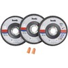 kwb 3 x Fan Sanding Discs 125 mm in Storage