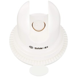 SANEI PS30-35-W Shower Hook Suction Cup Mount with Auxiliary Plate, White