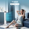 Antarctic Star Tower Fan Portable Floor Fans 85°Oscillating Fan 36''
