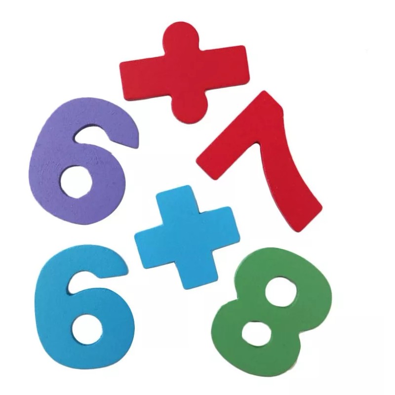 Wood Juego Didactico Madera Restas Abaco Numeros Sumas Pizarron