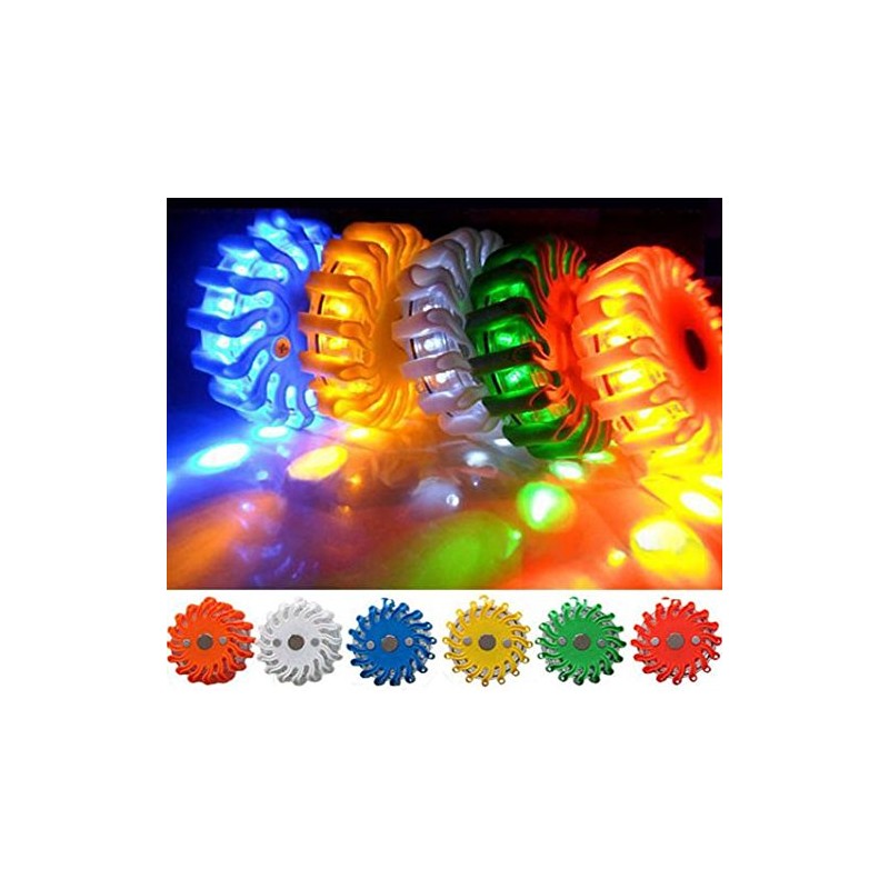 PF16LAM WHITE 9-FUNCTIONS PORTABLE 16 LED POWER FLARE POWER-MARKERS ROADSIDE