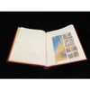 Stamp Sheet Book (Glassine Paper) (Red) JPS