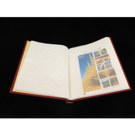Stamp Sheet Book (Glassine Paper) (Red) JPS