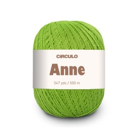 CIRCULO Anne 100% Mercerized Cotton Yarn, 6 oz, Citrus Green