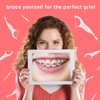 GRIN Braces Flosser, Floss Picks Designed for Braces, 60 Count,