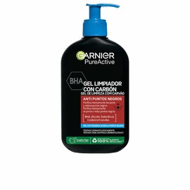 Garnier Skin Active, Pure Active Anti-Blackhead Cleansing Gel with Charcoal and Salicylic Acid Intensively Cleans Pores and Reduces Blackheads