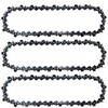 Opuladuo 3PC 6 Inch Chainsaw Chain, Replacement Chain for BLACK+DECKER