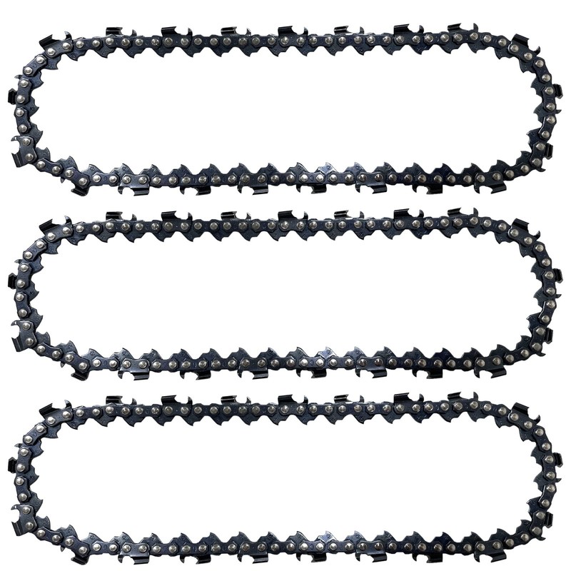 Opuladuo 3PC 6 Inch Chainsaw Chain, Replacement Chain for BLACK+DECKER