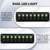 8 Gang Switch Panel 12v 24v Dc Toggle Switch Panel