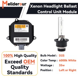 Xenon Headlight Ballast Control Unit Module with Igniter and D2S Bulb Compatible with Infiniti EX35 FX35 G35 JX35 M35, for Nissan 350Z Altima Murano Rogue Replace# 2847489907 28474-8991A 28474-8990