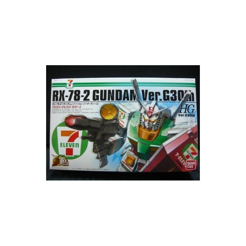 BANDAI HG RX-78-2 Gundam Ver.G30th Seven Eleven Limited