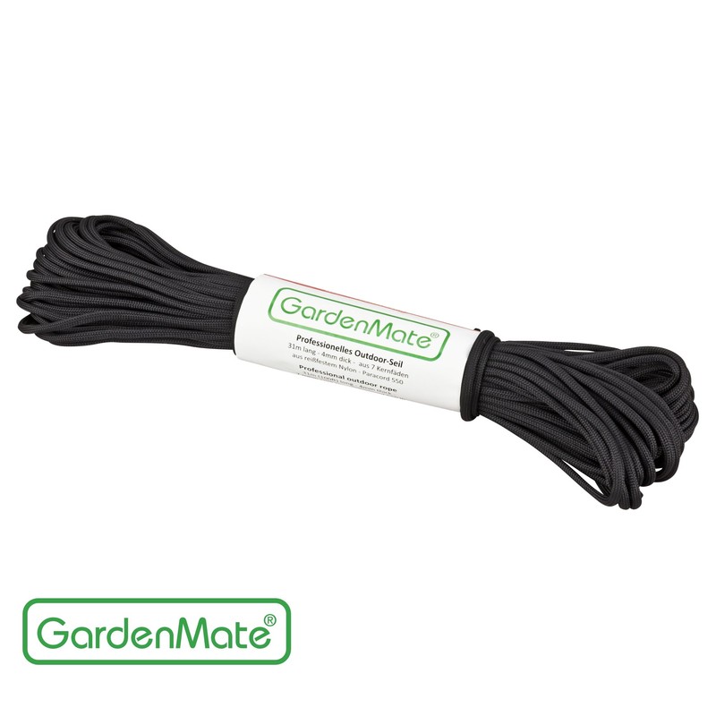 GardenMate® Professional Nylon Outdoor Rope I 31m Long, 4 mm