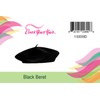 Black Wool Beret - Parisian Style Wool Beret In Elegant