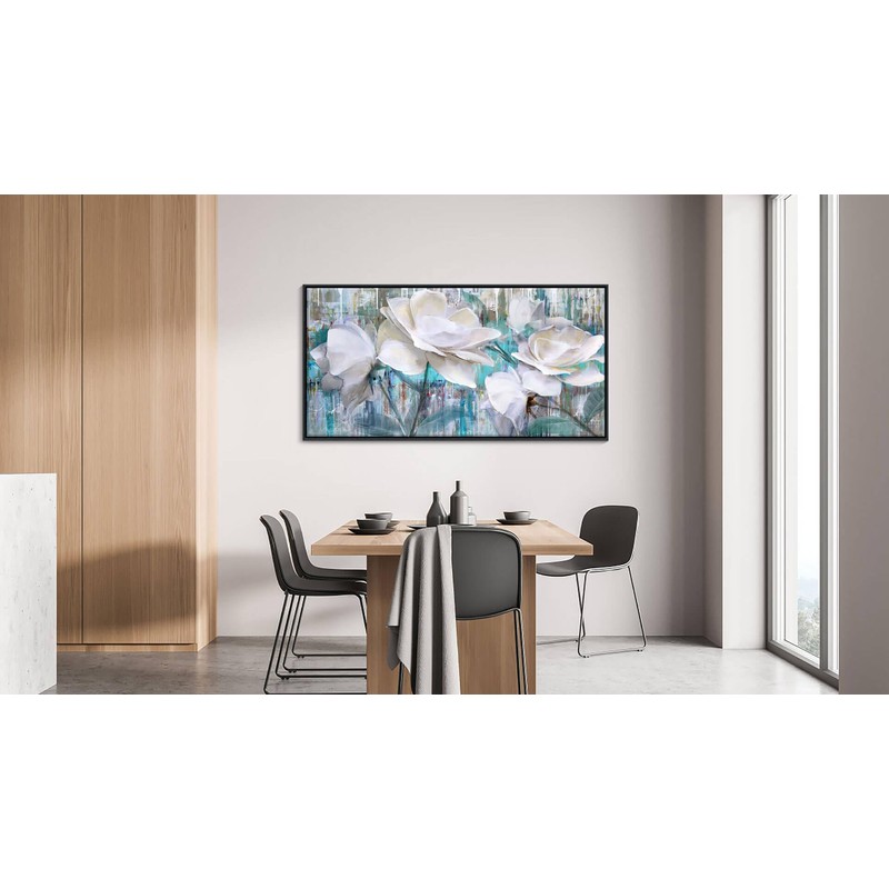 YCPRIMER LIVING ROOM WALL ART PASTELS GREEN BEAUTIFUL FLORAL PICTURE