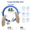 Hearing Aids for Seniors Invisible Rechargeable Hearing Amplifier with Noise