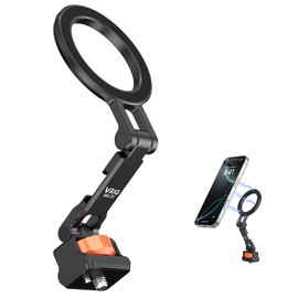 VRIG magsafe Tripod Mount, Magnetic Mount, Metal One Hand Operation, Super Strong Magnetic Force, 360 Degree Rotation, 1/4" Screw, 3/8-16 Positioning Hole for ARRI 16, 15, 14, 13, 12, 11, 10, Android