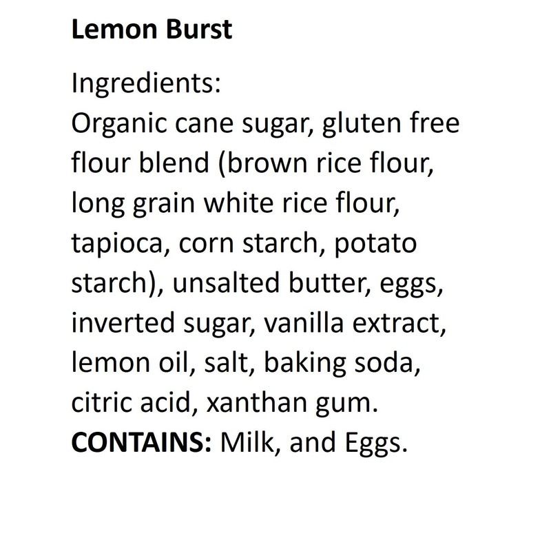 WOW Baking Company Gluten-Free Cookies, Lemon Burst, 8 Ounce (Pack